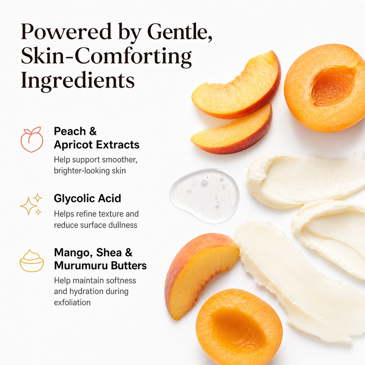 Peach Apricot Face & Body Scrub (100 gms)